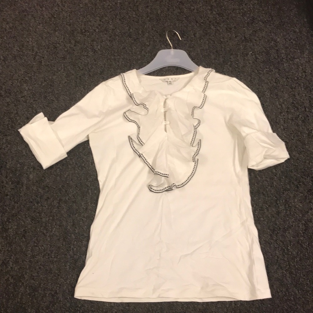 Cabi Short sleeve nautical style shirt